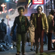 Zazie Beetz como Sophie, junto a Joaquin Phoenix como Arthur Fleck.